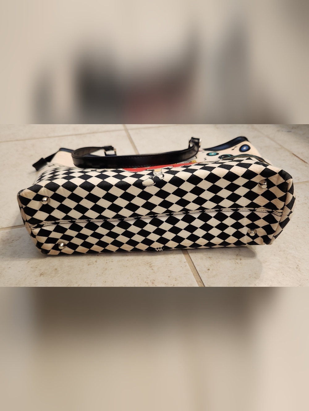Elvis Presley Tote Bag Collectible 50’s Jukebox Retro Beaded White #K - Picture 10 of 13